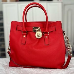 Michael by Michael Kors Tangerine Hamilton Bag